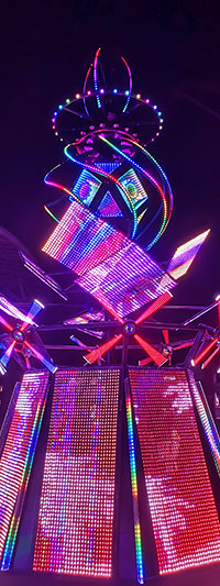 武汉纯夜光花车